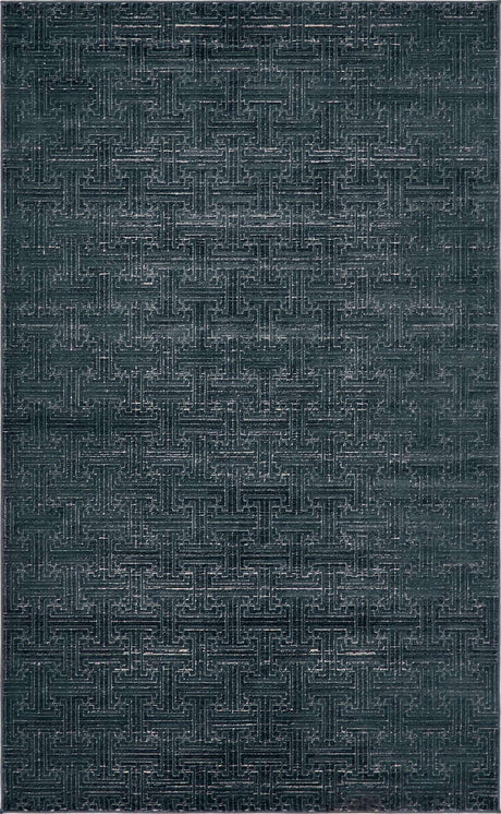 Navy Blue 5' 1 x 8' Jill Zarin Uptown Rectangle Area Rug 70% Polypropylene & 30% Polyester  Contemporary Carpet for Living, Dining, Office, Bedroom for Sale at Rug Engine