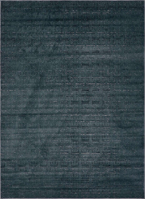 Navy Blue 9' x 12' 2 Jill Zarin Uptown Rectangle Area Rug 70% Polypropylene & 30% Polyester  Contemporary Carpet for Living, Dining, Office, Bedroom for Sale at Rug Engine