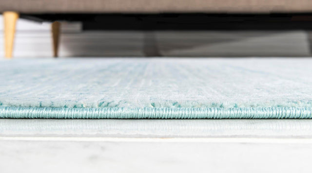 Blue 8' x 8' Jill Zarin Uptown Round Area Rug 70% Polypropylene & 30% Polyester  Contemporary Carpet for Living, Dining, Office, Bedroom for Sale at Rug Engine