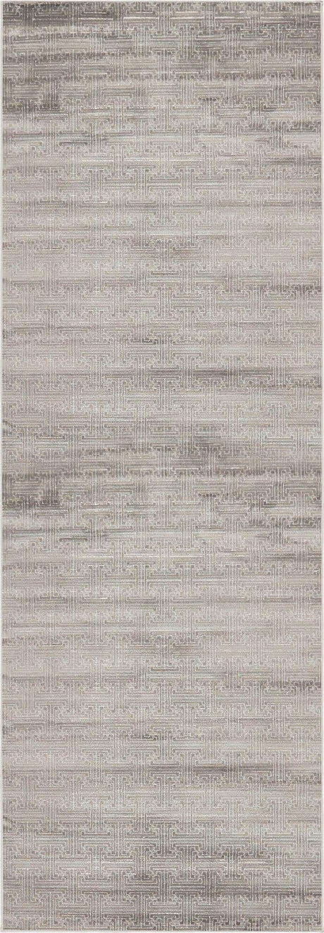 Gray 2' 2 x 6' 1 Jill Zarin Uptown Runner Area Rug 70% Polypropylene & 30% Polyester  Contemporary Carpet for Living, Dining, Office, Bedroom for Sale at Rug Engine