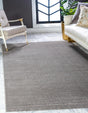 Gray 8' x 10' Jill Zarin Uptown Rectangle Area Rug 70% Polypropylene & 30% Polyester  Contemporary Carpet for Living, Dining, Office, Bedroom for Sale at Rug Engine