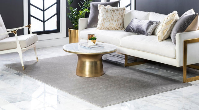Gray 8' x 10' Jill Zarin Uptown Rectangle Area Rug 70% Polypropylene & 30% Polyester  Contemporary Carpet for Living, Dining, Office, Bedroom for Sale at Rug Engine
