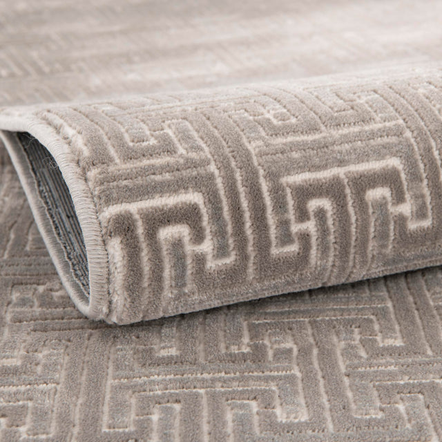 Gray 8' x 10' Jill Zarin Uptown Rectangle Area Rug 70% Polypropylene & 30% Polyester  Contemporary Carpet for Living, Dining, Office, Bedroom for Sale at Rug Engine