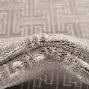 Gray 8' x 10' Jill Zarin Uptown Rectangle Area Rug 70% Polypropylene & 30% Polyester  Contemporary Carpet for Living, Dining, Office, Bedroom for Sale at Rug Engine
