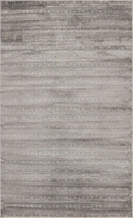 Gray 5' 1 x 8' Jill Zarin Uptown Rectangle Area Rug 70% Polypropylene & 30% Polyester  Contemporary Carpet for Living, Dining, Office, Bedroom for Sale at Rug Engine