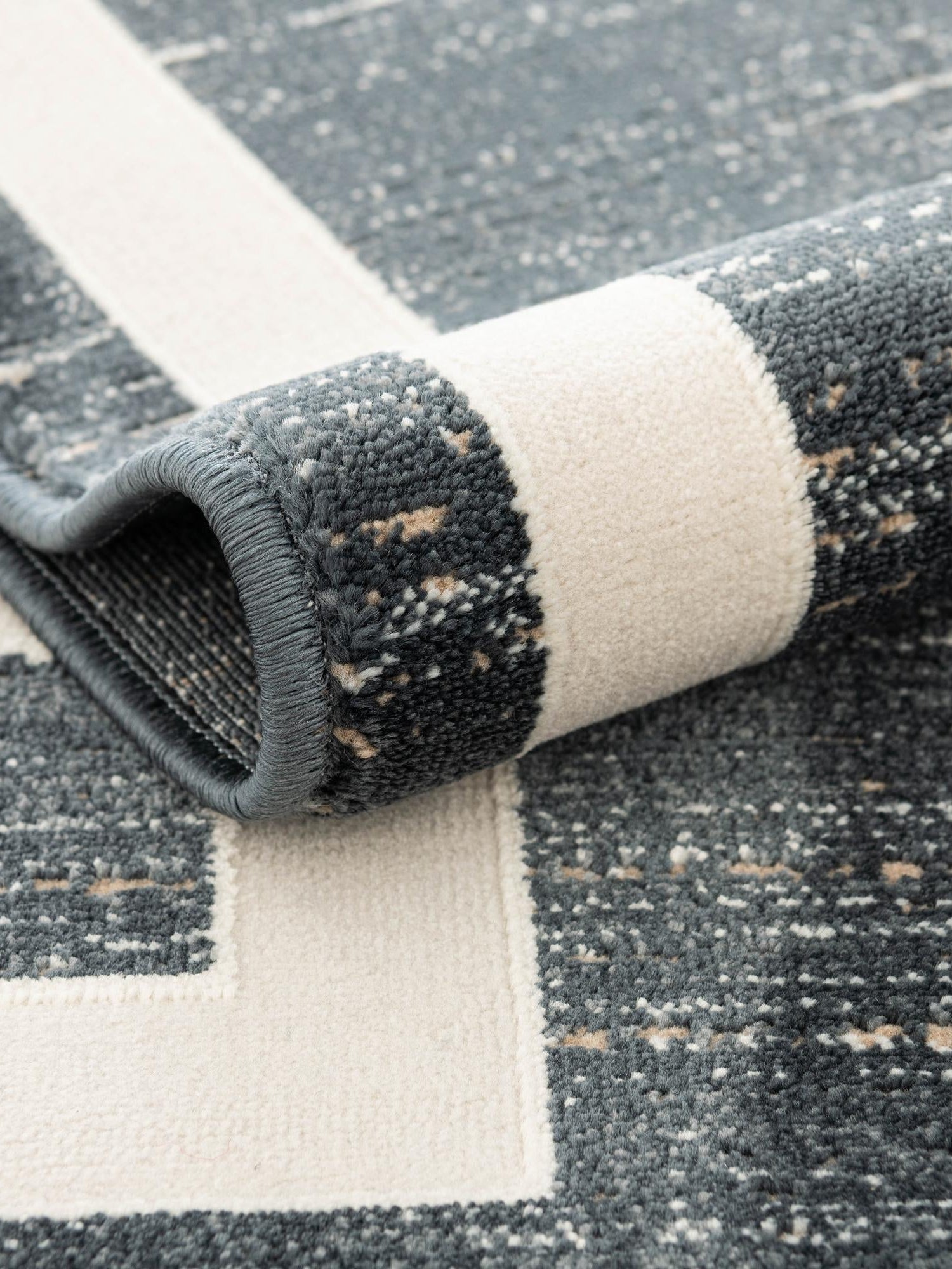 Navy Blue 8' x 10' Jill Zarin Uptown Rectangle Area Rug 70% Polypropylene & 30% Polyester  Contemporary Carpet for Living, Dining, Office, Bedroom for Sale at Rug Engine
