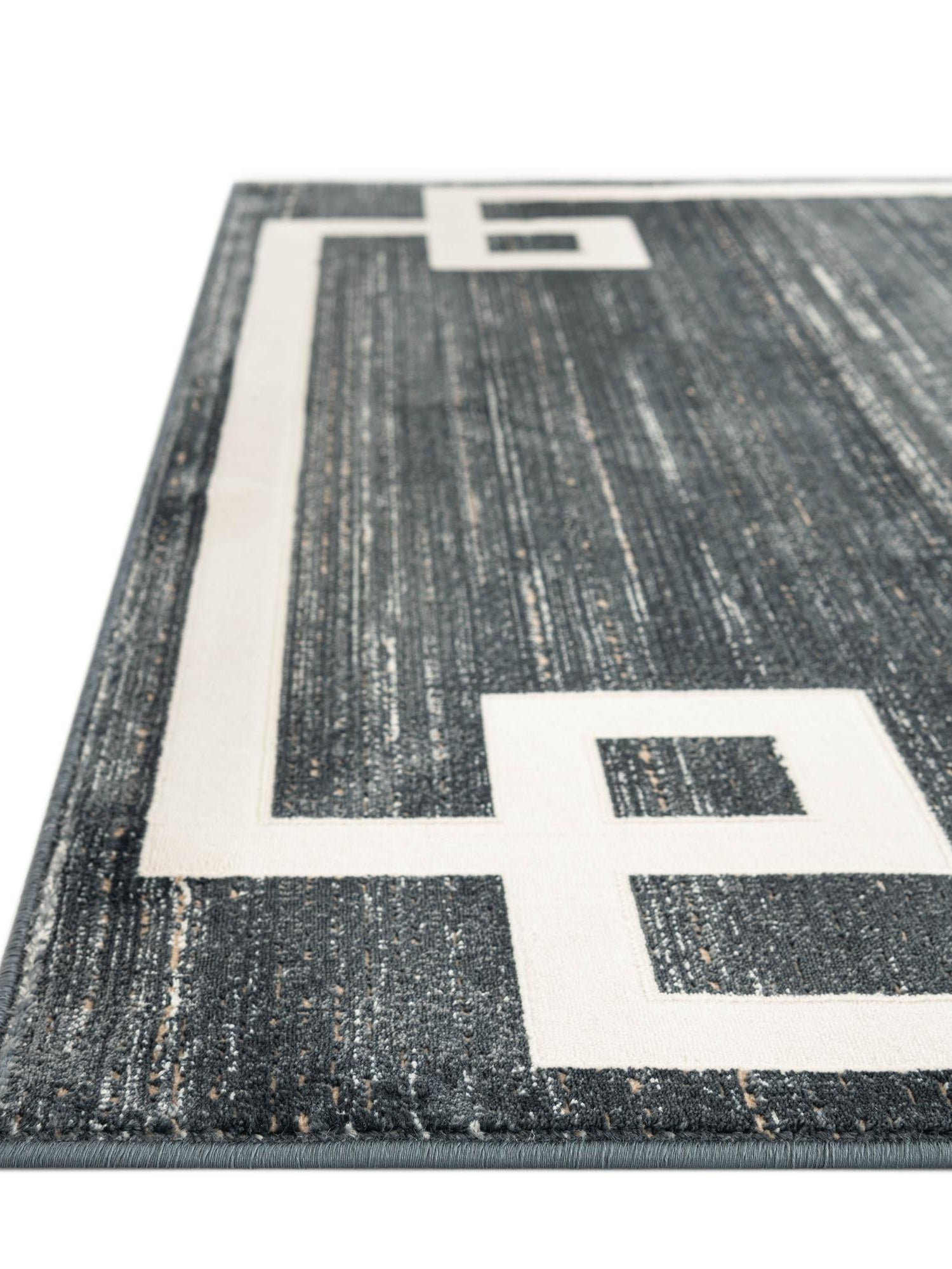 Navy Blue 5' 1 x 8' Jill Zarin Uptown Rectangle Area Rug 70% Polypropylene & 30% Polyester  Contemporary Carpet for Living, Dining, Office, Bedroom for Sale at Rug Engine