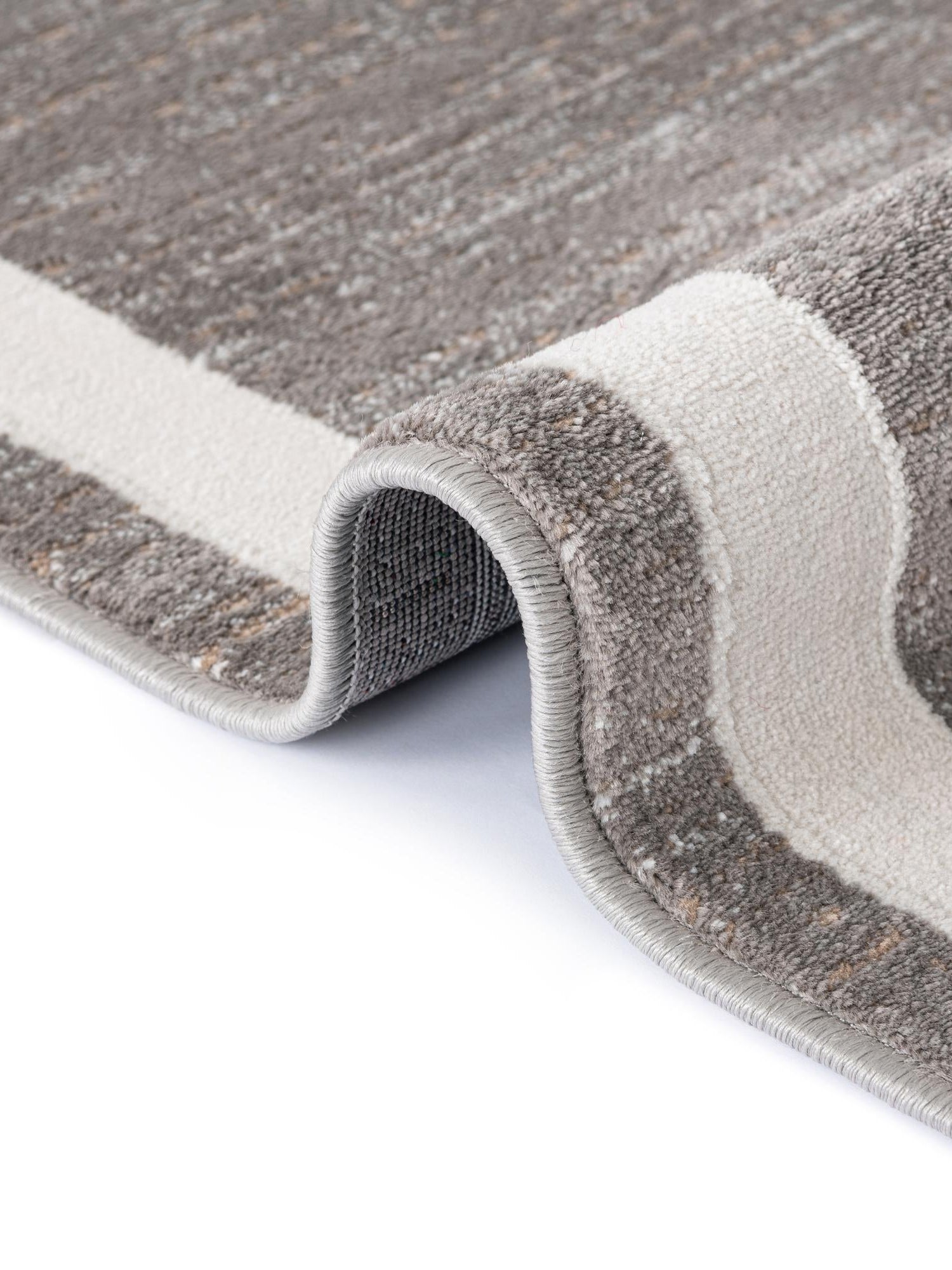 Gray 5' 3 x 5' 3 Jill Zarin Uptown Round Area Rug 70% Polypropylene & 30% Polyester  Contemporary Carpet for Living, Dining, Office, Bedroom for Sale at Rug Engine