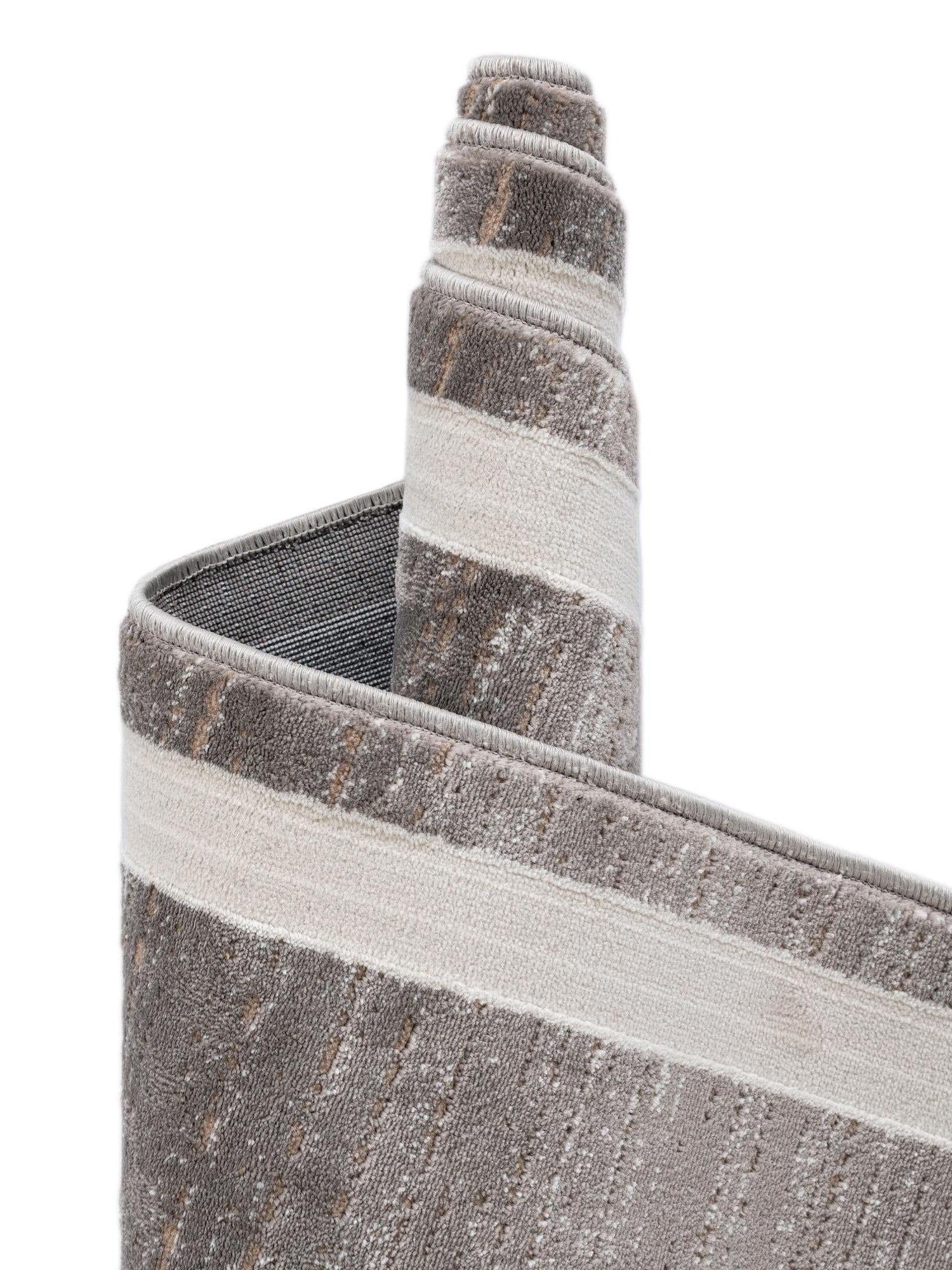 Gray 5' 3 x 5' 3 Jill Zarin Uptown Round Area Rug 70% Polypropylene & 30% Polyester  Contemporary Carpet for Living, Dining, Office, Bedroom for Sale at Rug Engine