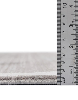 Gray 5' 1 x 8' Jill Zarin Uptown Rectangle Area Rug 70% Polypropylene & 30% Polyester  Contemporary Carpet for Living, Dining, Office, Bedroom for Sale at Rug Engine