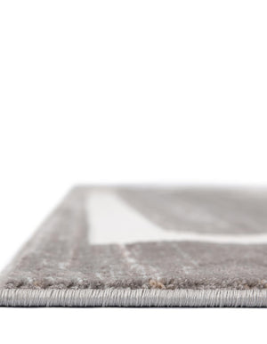 Gray 5' 1 x 8' Jill Zarin Uptown Rectangle Area Rug 70% Polypropylene & 30% Polyester  Contemporary Carpet for Living, Dining, Office, Bedroom for Sale at Rug Engine