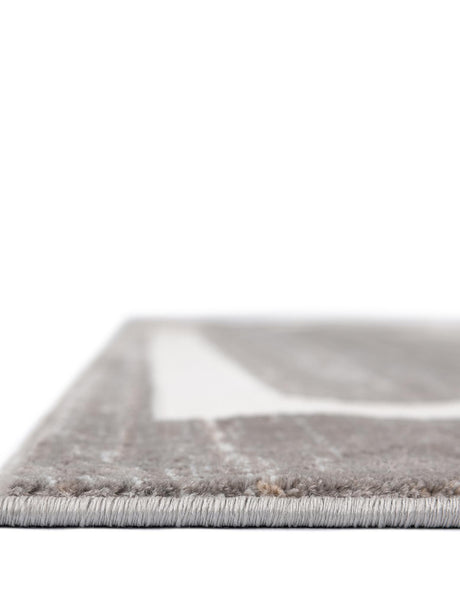 Gray 5' 1 x 8' Jill Zarin Uptown Rectangle Area Rug 70% Polypropylene & 30% Polyester  Contemporary Carpet for Living, Dining, Office, Bedroom for Sale at Rug Engine