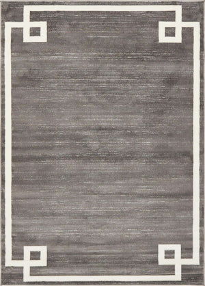 Gray 9' x 12' 2 Jill Zarin Uptown Rectangle Area Rug 70% Polypropylene & 30% Polyester  Contemporary Carpet for Living, Dining, Office, Bedroom for Sale at Rug Engine