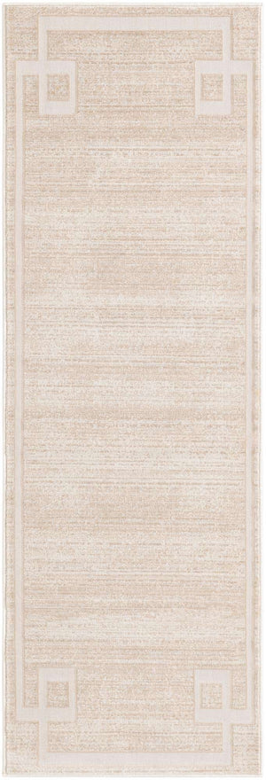 Beige 2' 2 x 6' 1 Jill Zarin Uptown Runner Area Rug 70% Polypropylene & 30% Polyester  Contemporary Carpet for Living, Dining, Office, Bedroom for Sale at Rug Engine