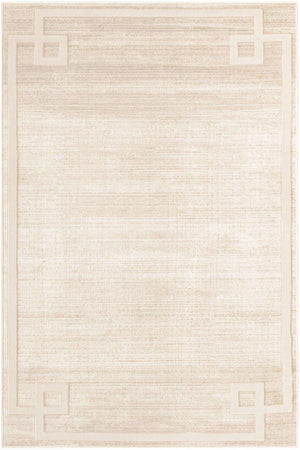 Beige 4' 1 x 6' 1 Jill Zarin Uptown Rectangle Area Rug 70% Polypropylene & 30% Polyester  Contemporary Carpet for Living, Dining, Office, Bedroom for Sale at Rug Engine