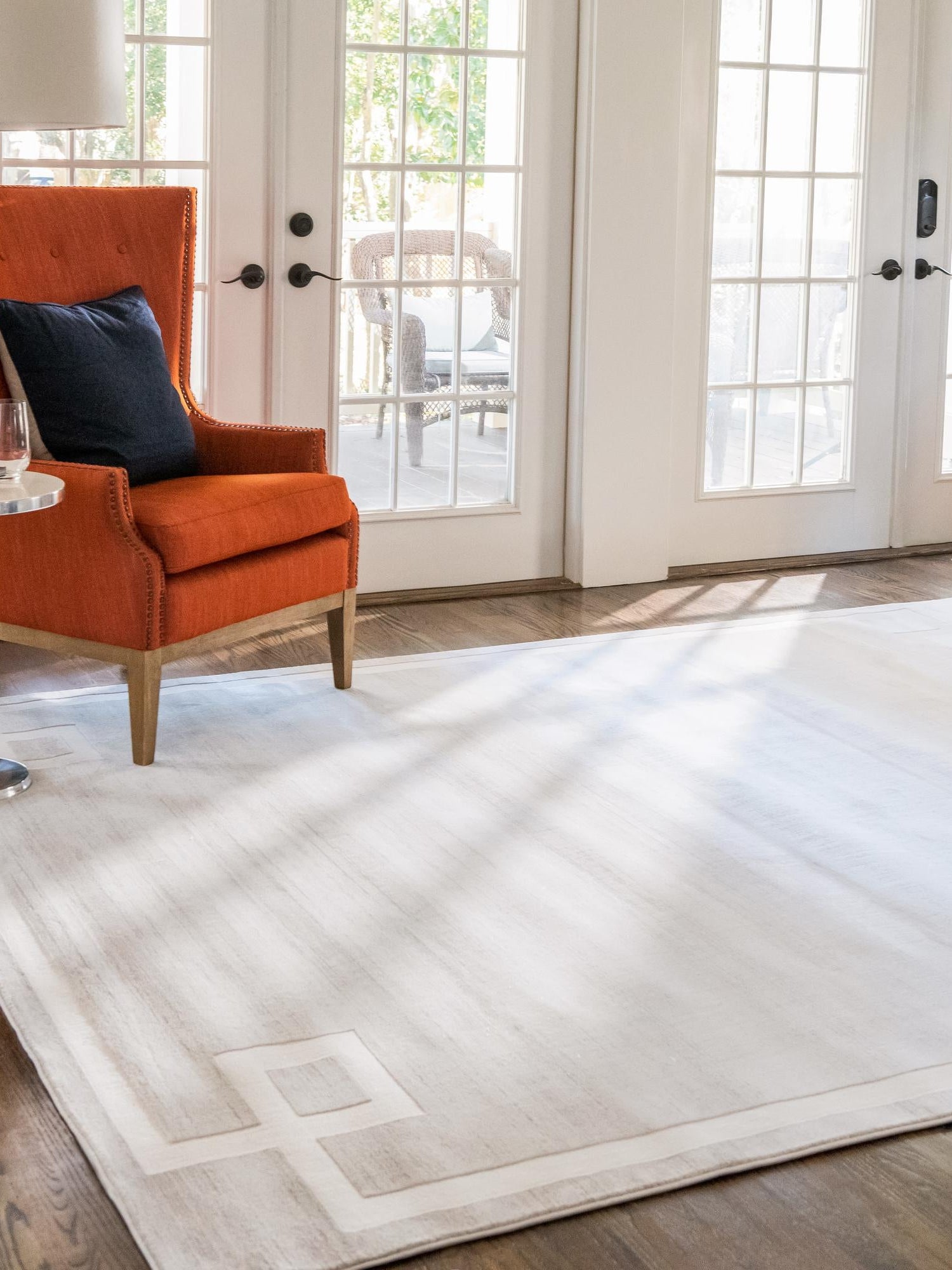 Beige 4' 1 x 6' 1 Jill Zarin Uptown Rectangle Area Rug 70% Polypropylene & 30% Polyester  Contemporary Carpet for Living, Dining, Office, Bedroom for Sale at Rug Engine