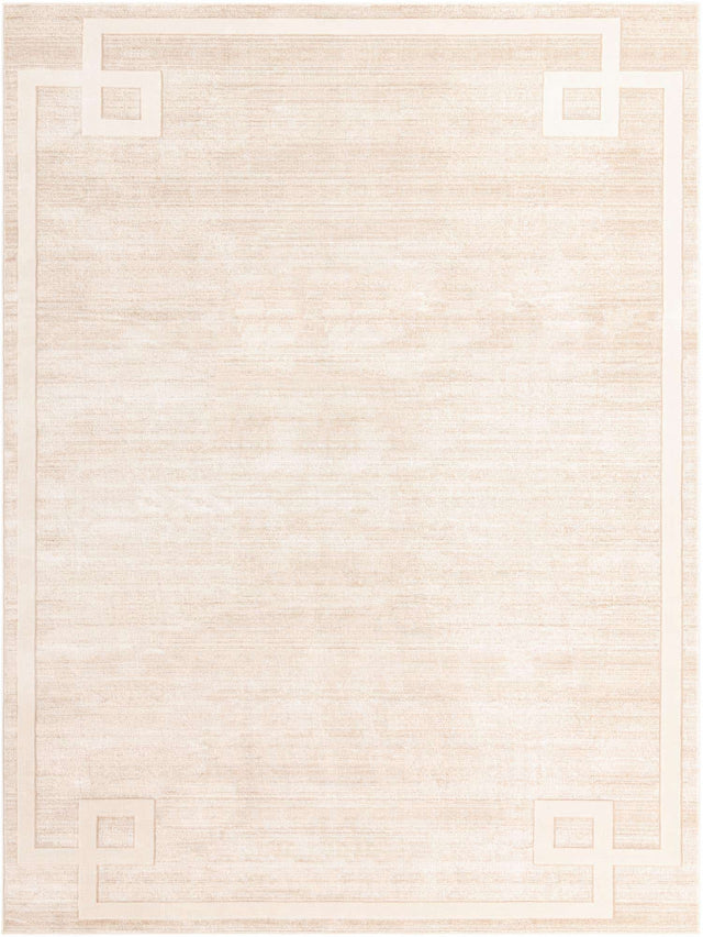 Beige 9' x 12' 2 Jill Zarin Uptown Rectangle Area Rug 70% Polypropylene & 30% Polyester  Contemporary Carpet for Living, Dining, Office, Bedroom for Sale at Rug Engine