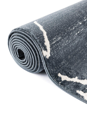 Navy Blue 9' x 12' 2 Jill Zarin Uptown Rectangle Area Rug 70% Polypropylene & 30% Polyester  Contemporary Carpet for Living, Dining, Office, Bedroom for Sale at Rug Engine