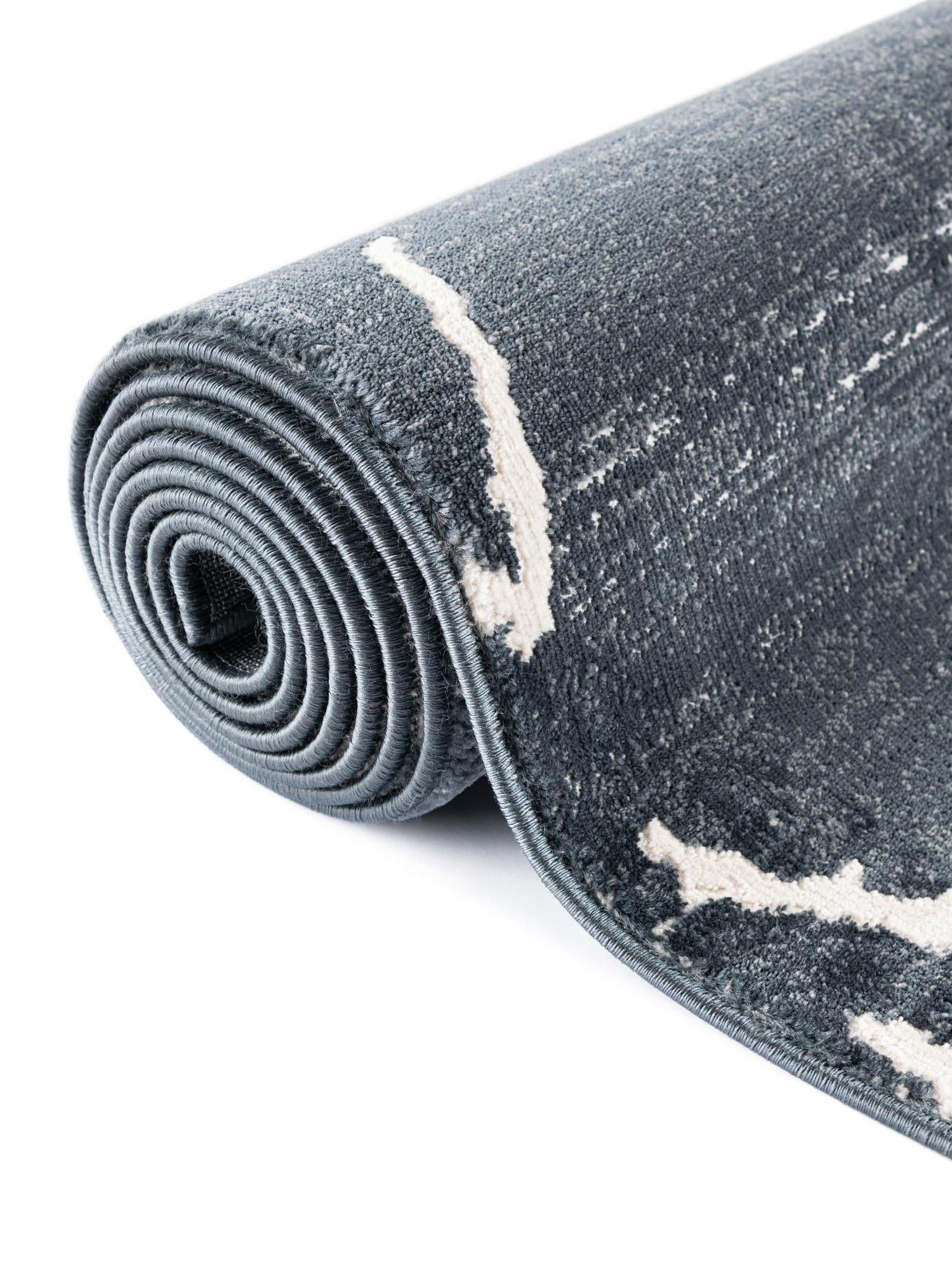 Navy Blue 8' x 10' Jill Zarin Uptown Rectangle Area Rug 70% Polypropylene & 30% Polyester  Contemporary Carpet for Living, Dining, Office, Bedroom for Sale at Rug Engine