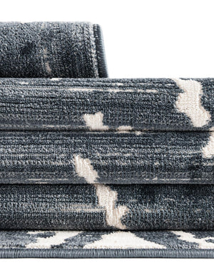 Navy Blue 9' x 12' 2 Jill Zarin Uptown Rectangle Area Rug 70% Polypropylene & 30% Polyester  Contemporary Carpet for Living, Dining, Office, Bedroom for Sale at Rug Engine