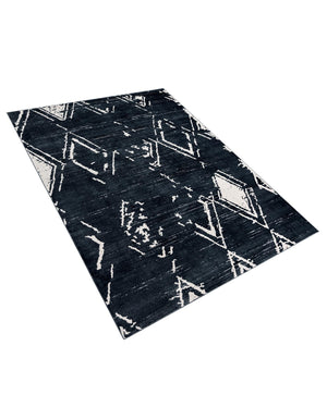 Navy Blue 8' x 10' Jill Zarin Uptown Rectangle Area Rug 70% Polypropylene & 30% Polyester  Contemporary Carpet for Living, Dining, Office, Bedroom for Sale at Rug Engine