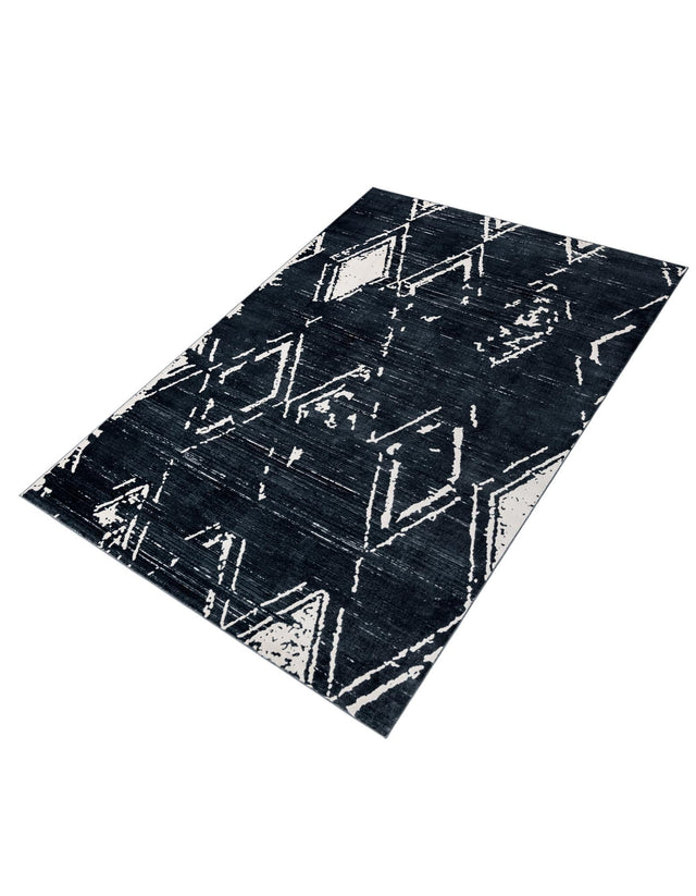 Navy Blue 8' x 10' Jill Zarin Uptown Rectangle Area Rug 70% Polypropylene & 30% Polyester  Contemporary Carpet for Living, Dining, Office, Bedroom for Sale at Rug Engine