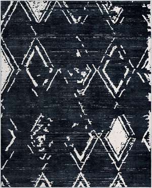 Navy Blue 8' x 10' Jill Zarin Uptown Rectangle Area Rug 70% Polypropylene & 30% Polyester  Contemporary Carpet for Living, Dining, Office, Bedroom for Sale at Rug Engine