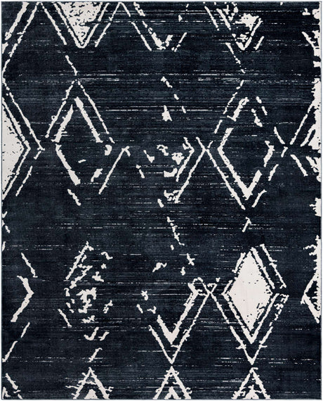 Navy Blue 8' x 10' Jill Zarin Uptown Rectangle Area Rug 70% Polypropylene & 30% Polyester  Contemporary Carpet for Living, Dining, Office, Bedroom for Sale at Rug Engine