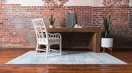 Turquoise 5' 1 x 8' Jill Zarin Uptown Rectangle Area Rug 70% Polypropylene & 30% Polyester  Contemporary Carpet for Living, Dining, Office, Bedroom for Sale at Rug Engine