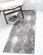 Gray 2' 7 x 13' 11 Jill Zarin Uptown Runner Area Rug 70% Polypropylene & 30% Polyester  Contemporary Carpet for Living, Dining, Office, Bedroom for Sale at Rug Engine