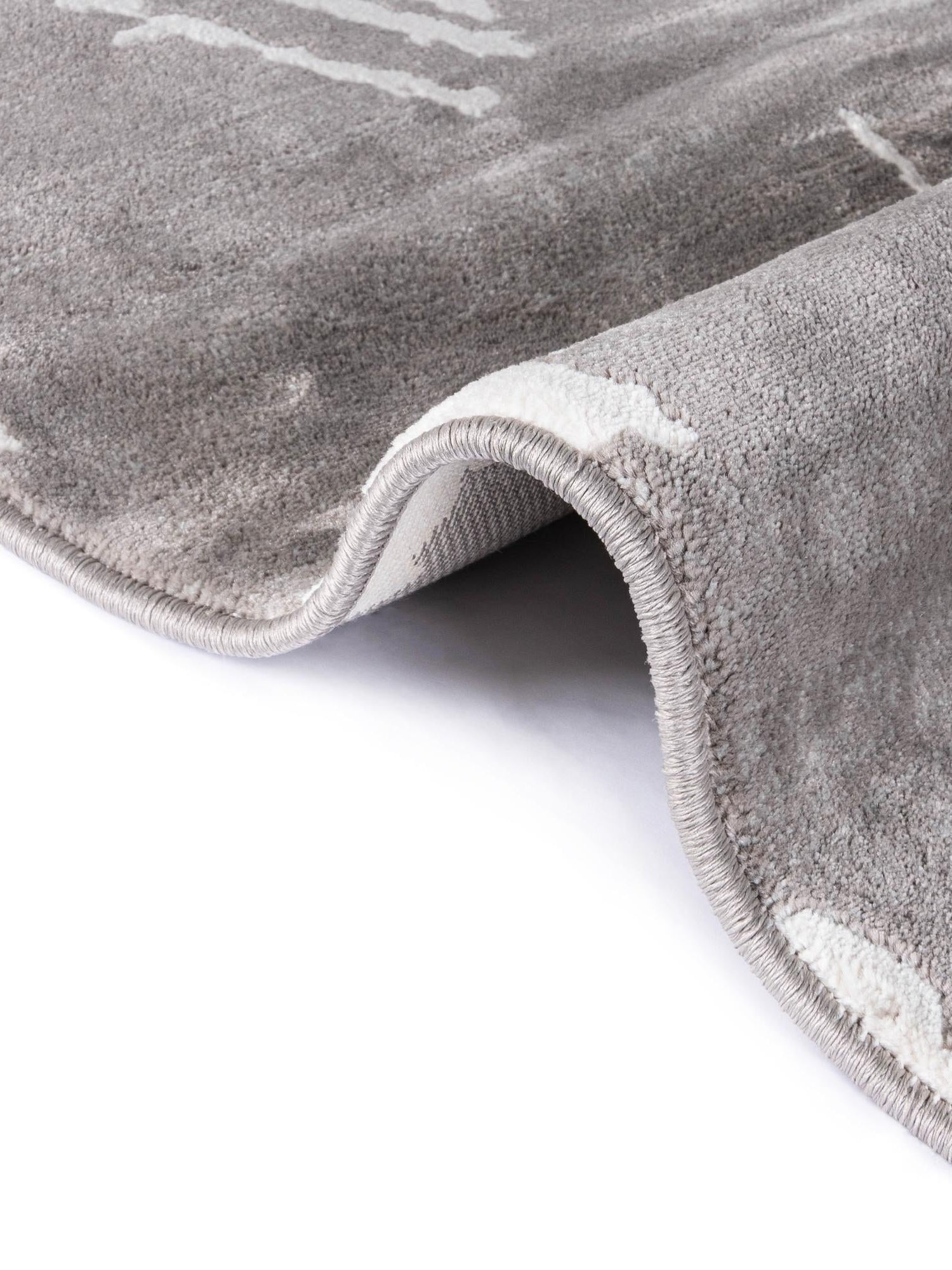 Gray 5' 1 x 8' Jill Zarin Uptown Rectangle Area Rug 70% Polypropylene & 30% Polyester  Contemporary Carpet for Living, Dining, Office, Bedroom for Sale at Rug Engine
