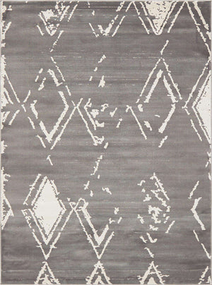 Gray 9' x 12' 2 Jill Zarin Uptown Rectangle Area Rug 70% Polypropylene & 30% Polyester  Contemporary Carpet for Living, Dining, Office, Bedroom for Sale at Rug Engine