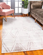 Beige 1' 8 x 1' 8 Jill Zarin Uptown Sample Area Rug 70% Polypropylene & 30% Polyester  Contemporary Carpet for Living, Dining, Office, Bedroom for Sale at Rug Engine