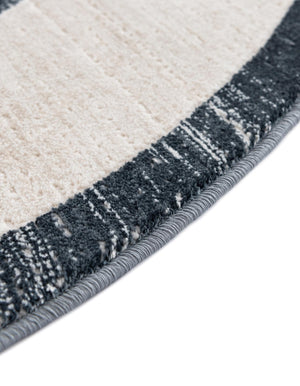Navy Blue 3' 3 x 3' 3 Jill Zarin Uptown Round Area Rug 70% Polypropylene & 30% Polyester  Contemporary Carpet for Living, Dining, Office, Bedroom for Sale at Rug Engine