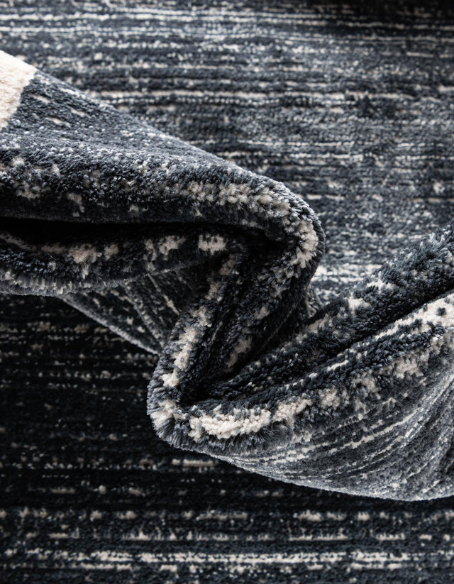 Navy Blue 4' 1 x 6' 1 Jill Zarin Uptown Rectangle Area Rug 70% Polypropylene & 30% Polyester  Contemporary Carpet for Living, Dining, Office, Bedroom for Sale at Rug Engine
