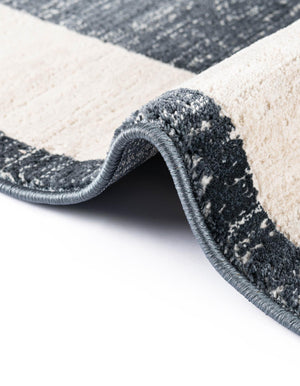 Navy Blue 5' 1 x 8' Jill Zarin Uptown Rectangle Area Rug 70% Polypropylene & 30% Polyester  Contemporary Carpet for Living, Dining, Office, Bedroom for Sale at Rug Engine