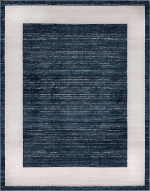 Navy Blue 8' x 10' Jill Zarin Uptown Rectangle Area Rug 70% Polypropylene & 30% Polyester  Contemporary Carpet for Living, Dining, Office, Bedroom for Sale at Rug Engine