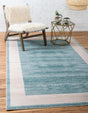 Turquoise 6' 1 x 9' Jill Zarin Uptown Rectangle Area Rug 70% Polypropylene & 30% Polyester  Contemporary Carpet for Living, Dining, Office, Bedroom for Sale at Rug Engine
