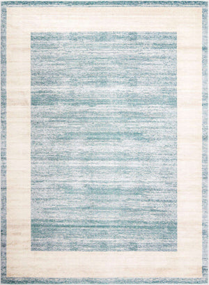 Turquoise 9' x 12' 2 Jill Zarin Uptown Rectangle Area Rug 70% Polypropylene & 30% Polyester  Contemporary Carpet for Living, Dining, Office, Bedroom for Sale at Rug Engine