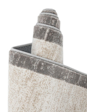 Gray 2' 7 x 8' Jill Zarin Uptown Runner Area Rug 70% Polypropylene & 30% Polyester  Contemporary Carpet for Living, Dining, Office, Bedroom for Sale at Rug Engine