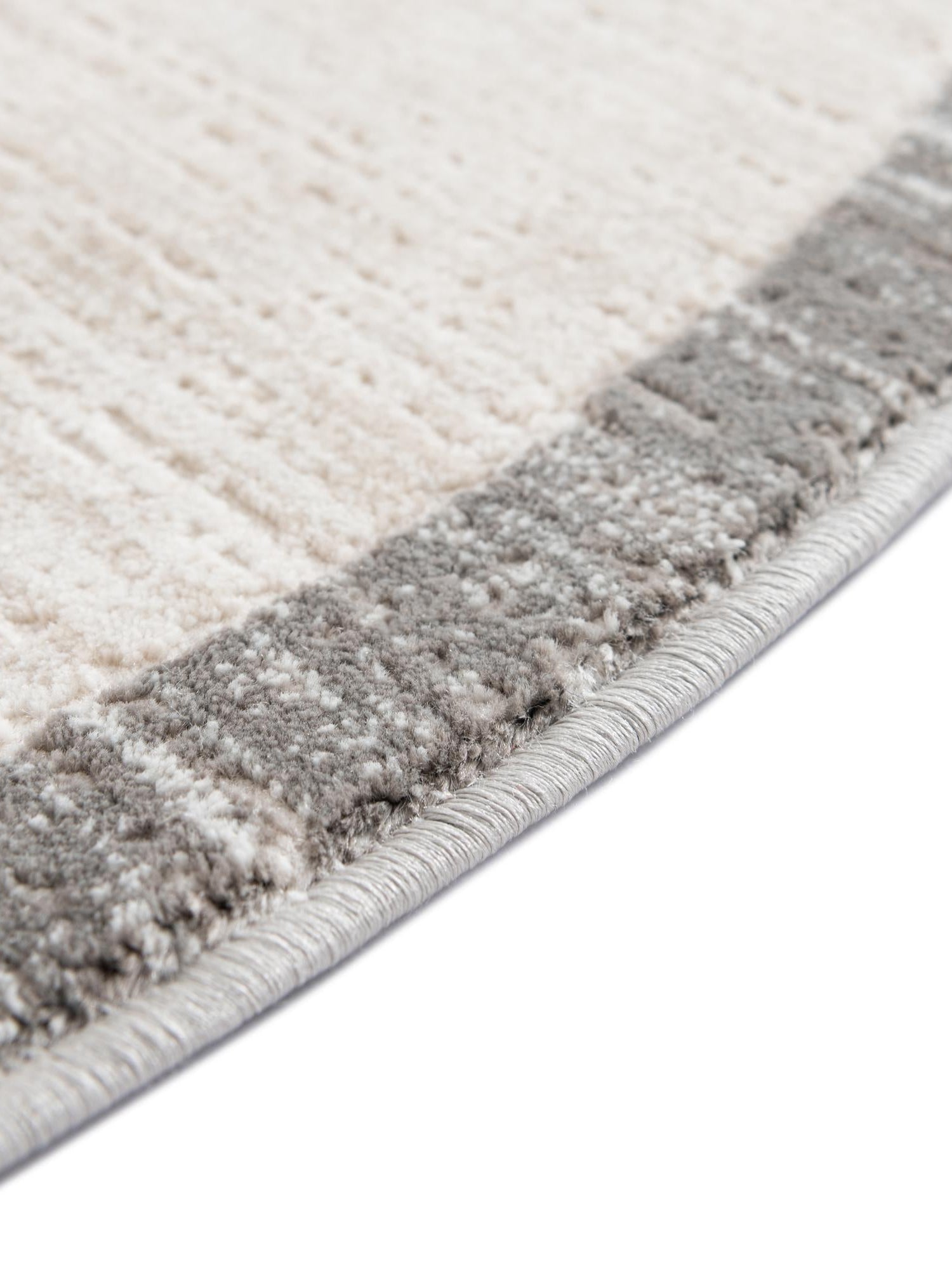 Gray 8' x 8' Jill Zarin Uptown Round Area Rug 70% Polypropylene & 30% Polyester  Contemporary Carpet for Living, Dining, Office, Bedroom for Sale at Rug Engine