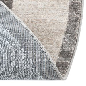 Gray 3' 3 x 3' 3 Jill Zarin Uptown Round Area Rug 70% Polypropylene & 30% Polyester  Contemporary Carpet for Living, Dining, Office, Bedroom for Sale at Rug Engine