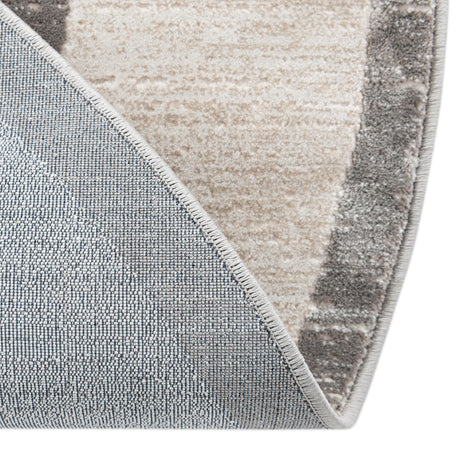 Gray 3' 3 x 3' 3 Jill Zarin Uptown Round Area Rug 70% Polypropylene & 30% Polyester  Contemporary Carpet for Living, Dining, Office, Bedroom for Sale at Rug Engine