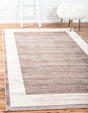 Light Brown 1' 8 x 1' 8 Jill Zarin Uptown Sample Area Rug 70% Polypropylene & 30% Polyester  Contemporary Carpet for Living, Dining, Office, Bedroom for Sale at Rug Engine