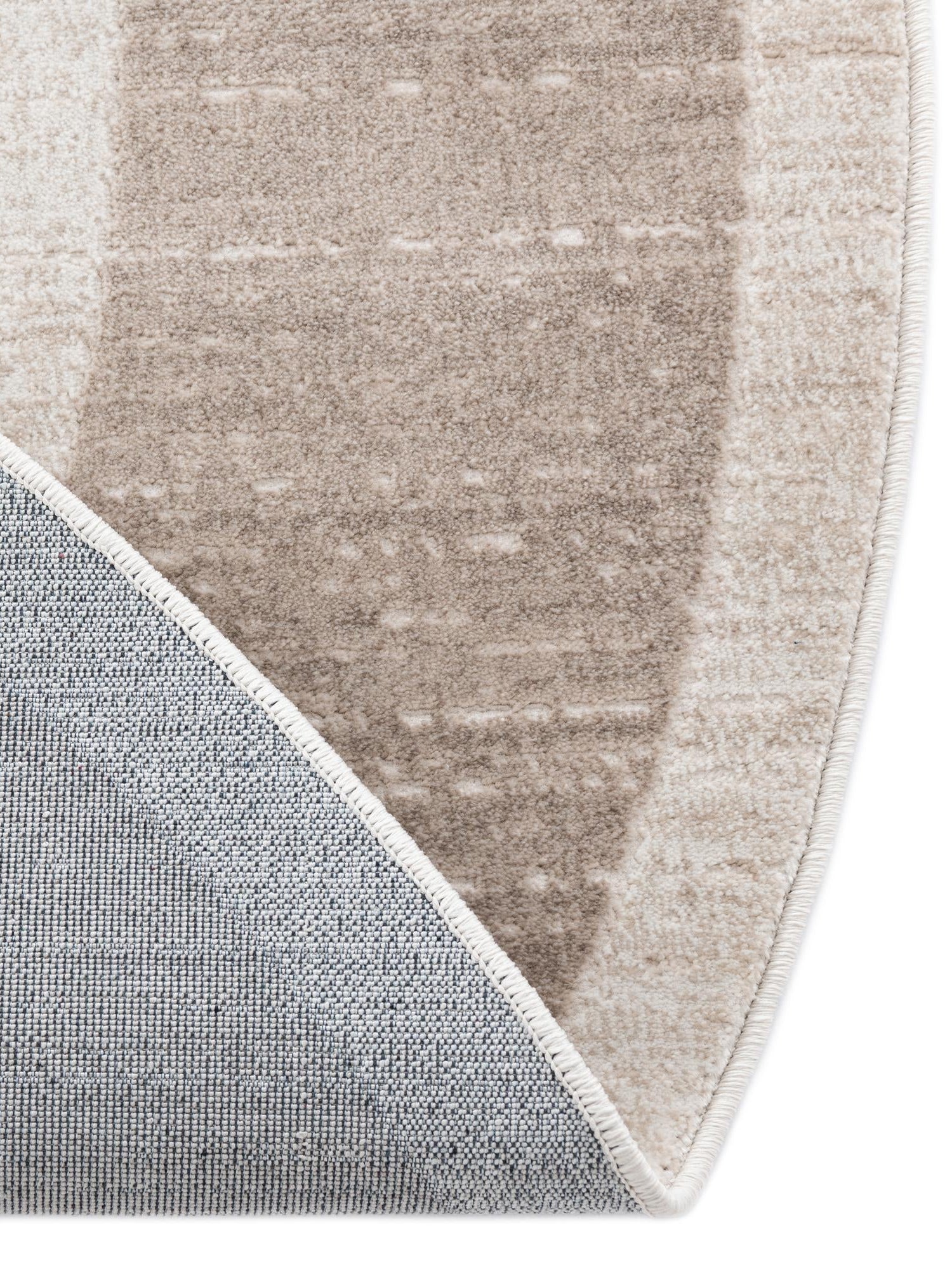 Beige 8' x 8' Jill Zarin Uptown Round Area Rug 70% Polypropylene & 30% Polyester  Contemporary Carpet for Living, Dining, Office, Bedroom for Sale at Rug Engine