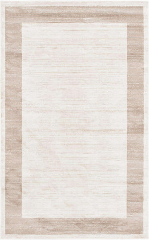 Beige 5' 1 x 8' Jill Zarin Uptown Rectangle Area Rug 70% Polypropylene & 30% Polyester  Contemporary Carpet for Living, Dining, Office, Bedroom for Sale at Rug Engine