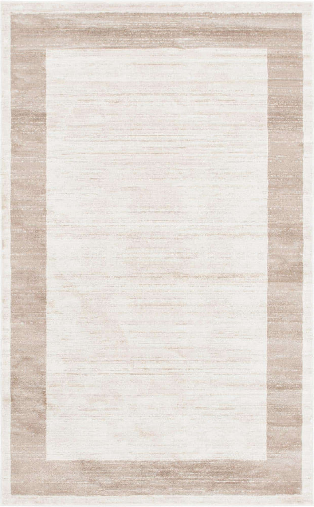Beige 5' 1 x 8' Jill Zarin Uptown Rectangle Area Rug 70% Polypropylene & 30% Polyester  Contemporary Carpet for Living, Dining, Office, Bedroom for Sale at Rug Engine