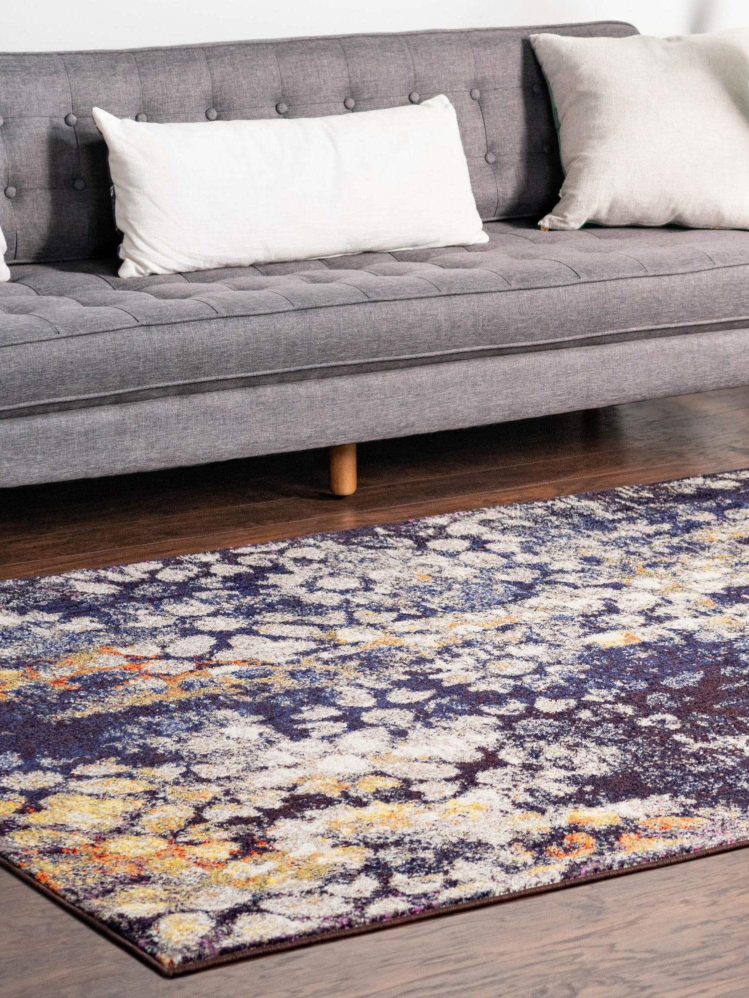 Navy Blue 10' 6 x 16' 5 Vita Rectangle Area Rug