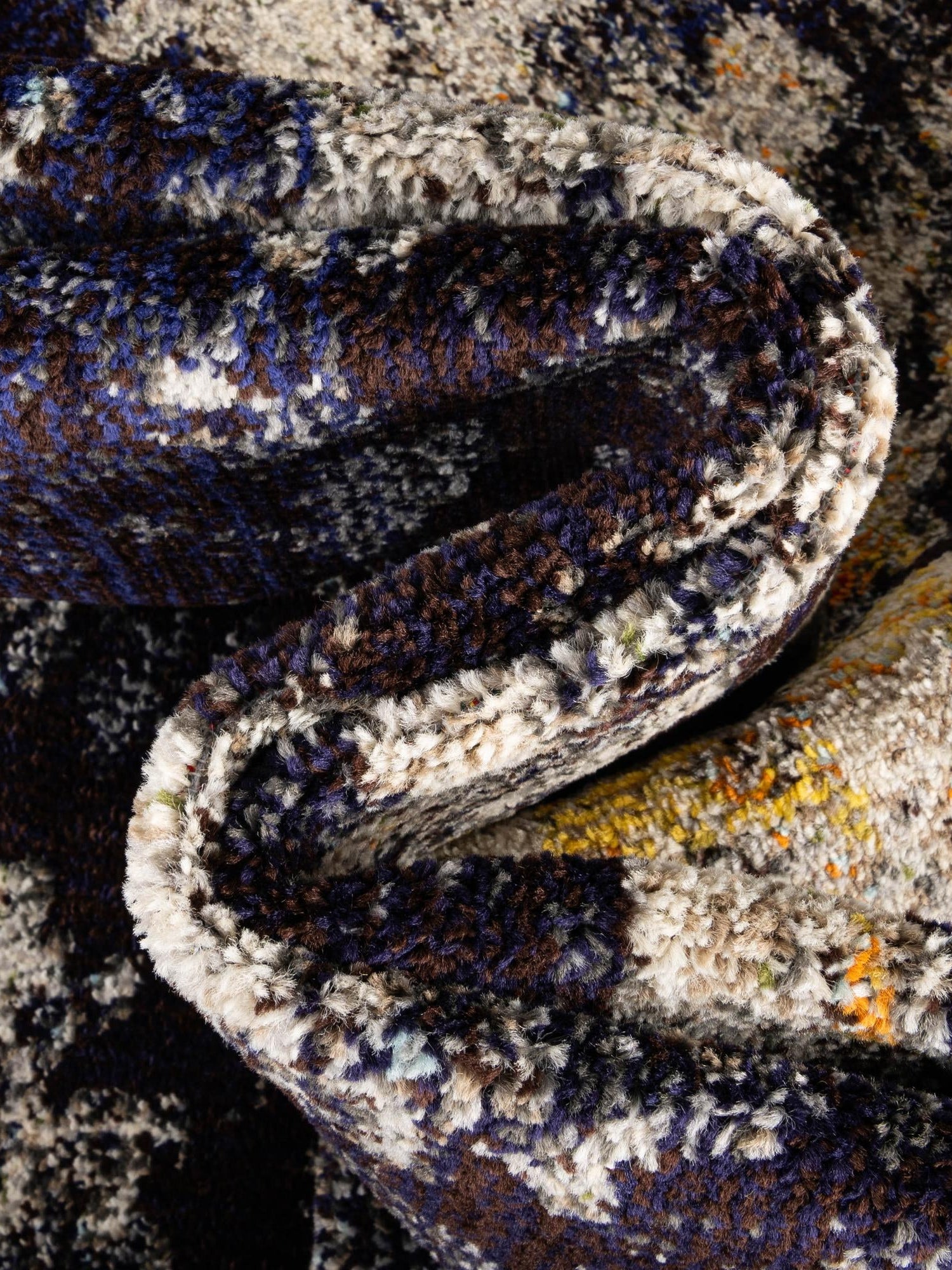 Navy Blue 4' 1 x 6' 1 Vita Rectangle Area Rug