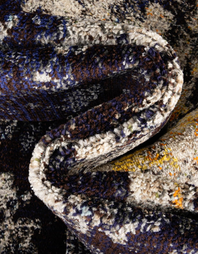 Navy Blue 5' 1 x 8' Vita Rectangle Area Rug